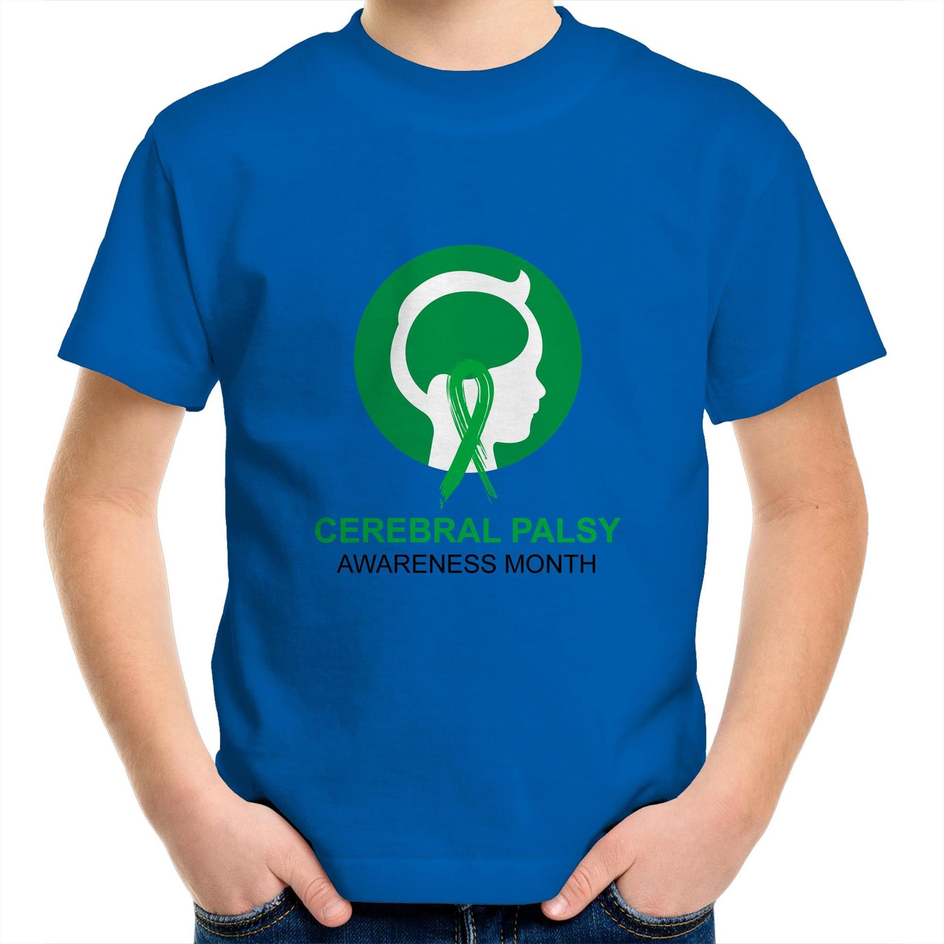 Cerebral Palsy Awareness Month (Head) - Kids T-Shirt - Lil Learners