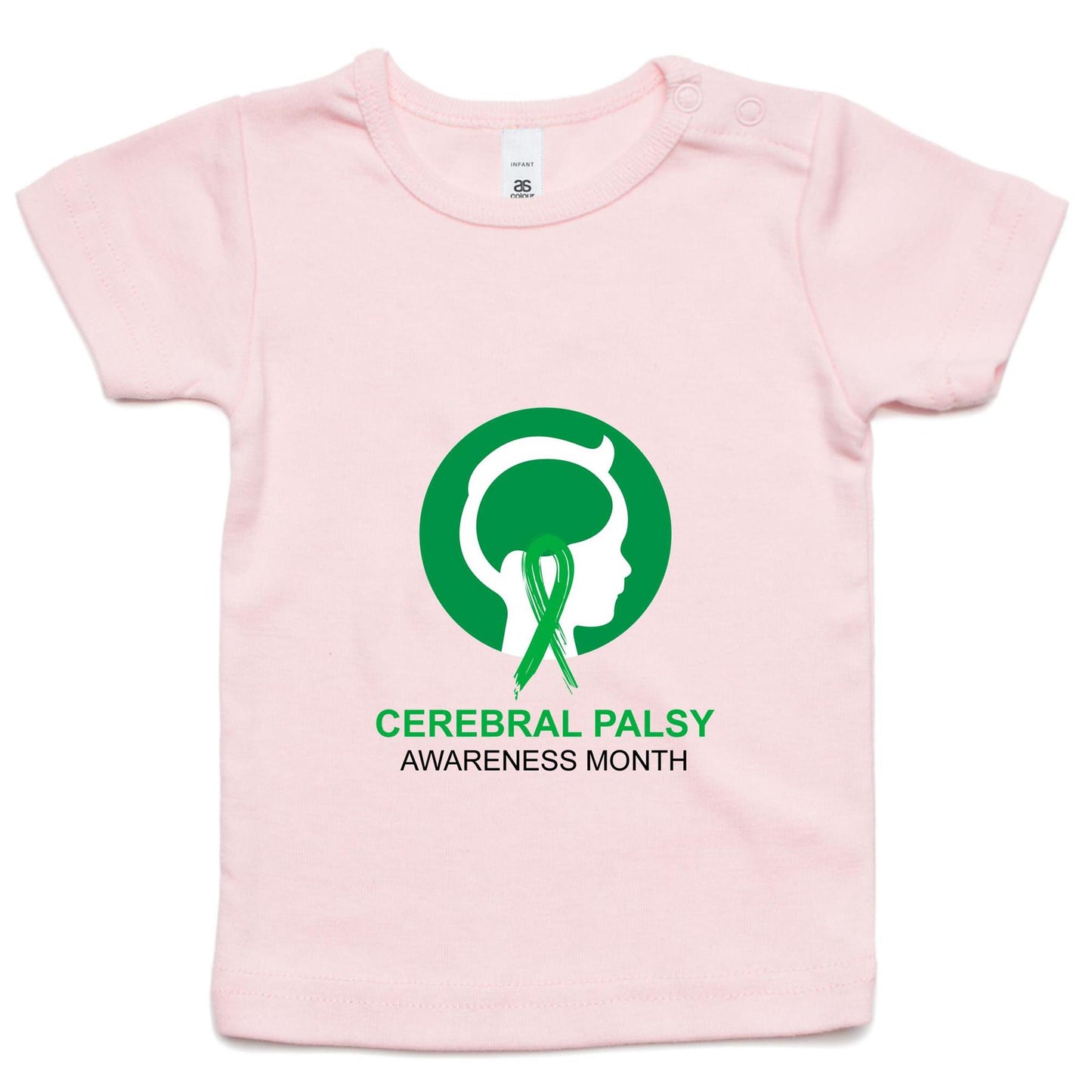 Cerebral Palsy Awareness Month (Head) - Infant T-Shirt - Lil Learners