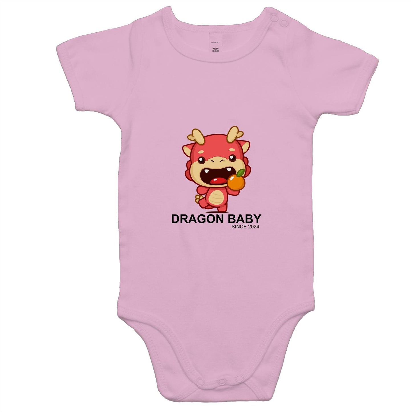 Dragon Baby (Orange) - Baby Onesie Romper - Lil Learners