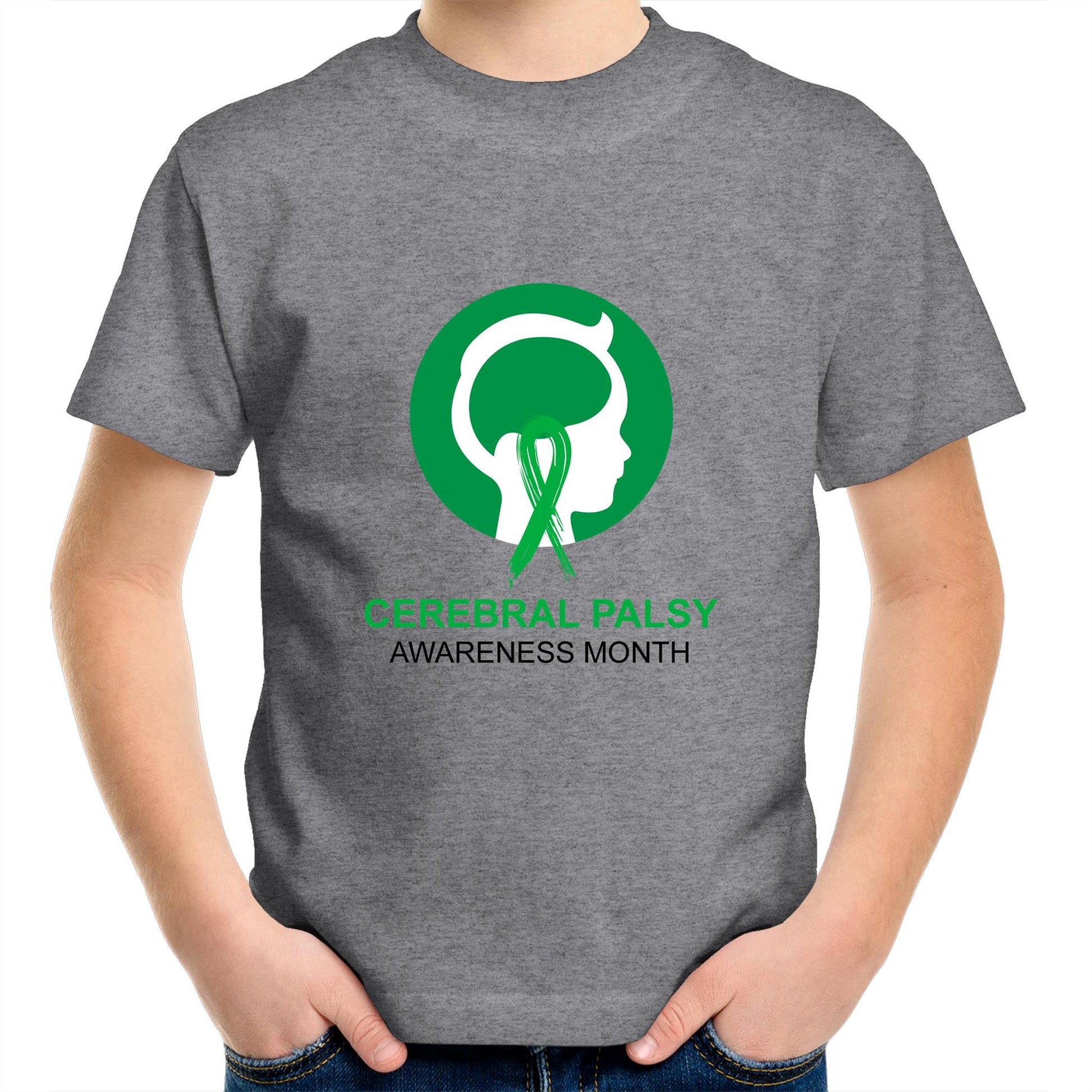 Cerebral Palsy Awareness Month (Head) - Kids T-Shirt - Lil Learners