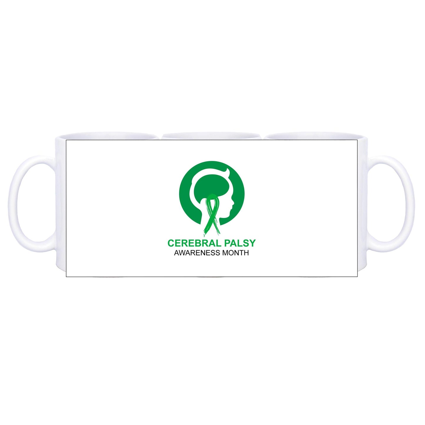 Cerebral Palsy Awareness Month (Head) - 325ml (11oz) Ceramic Mug - Lil Learners