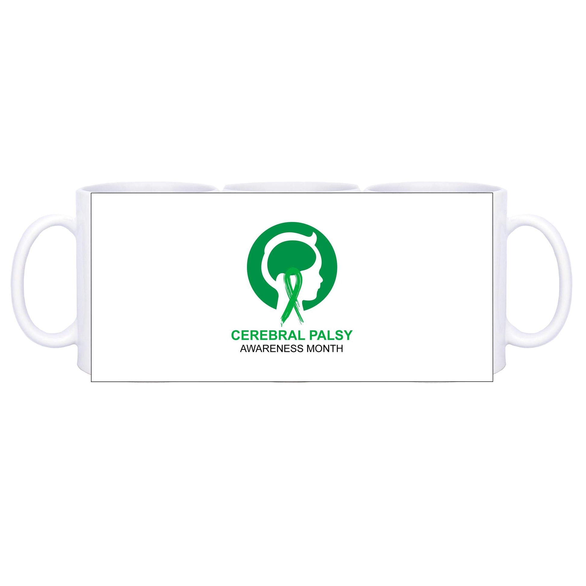 Cerebral Palsy Awareness Month (Head) - 325ml (11oz) Ceramic Mug - Lil Learners