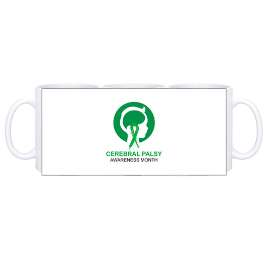 Cerebral Palsy Awareness Month (Head) - 325ml (11oz) Ceramic Mug - Lil Learners