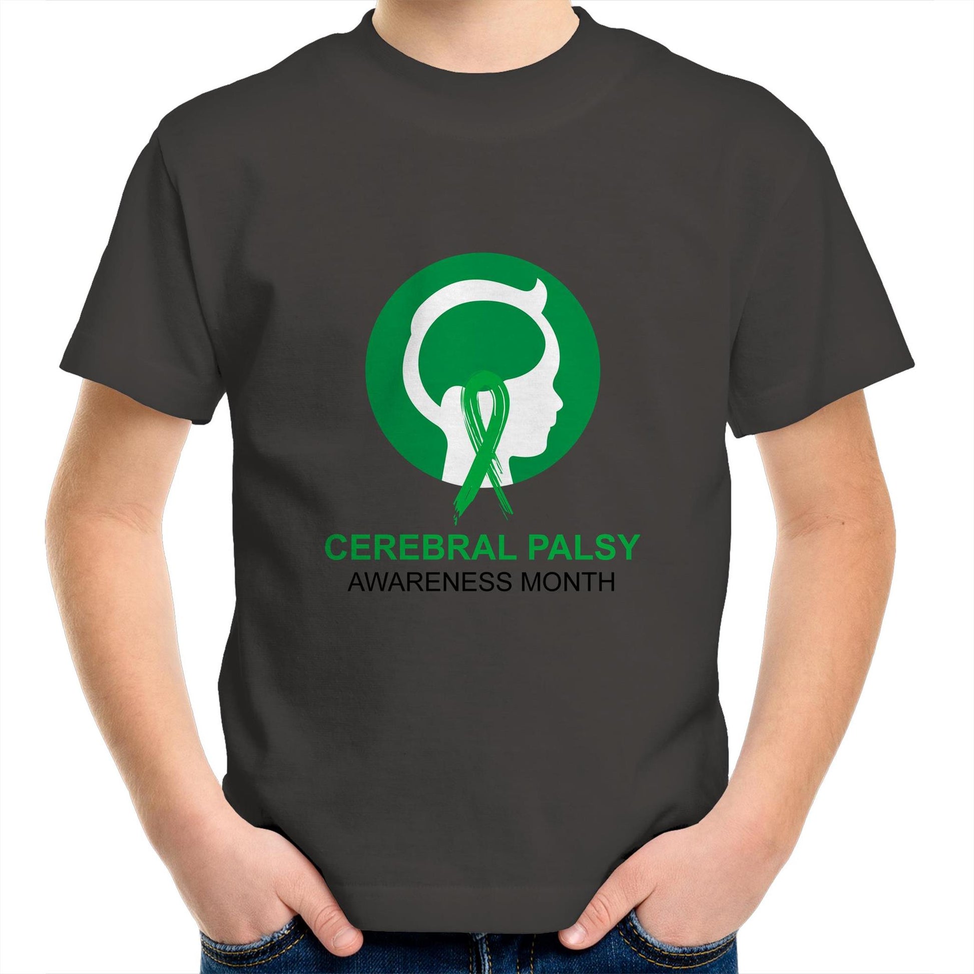 Cerebral Palsy Awareness Month (Head) - Kids T-Shirt - Lil Learners