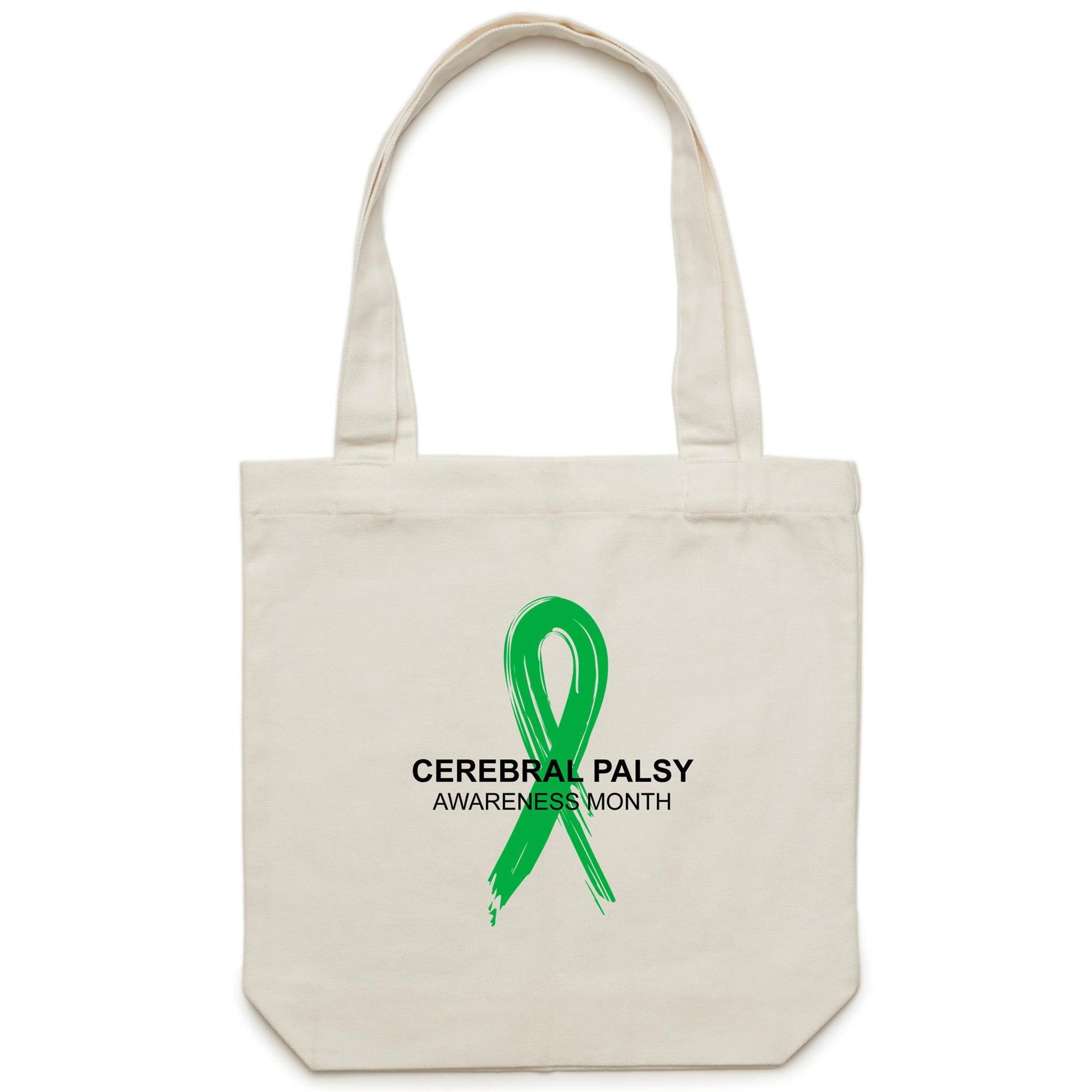 Cerebral Palsy Awareness Month - Carrie Canvas Tote Bag - Lil Learners