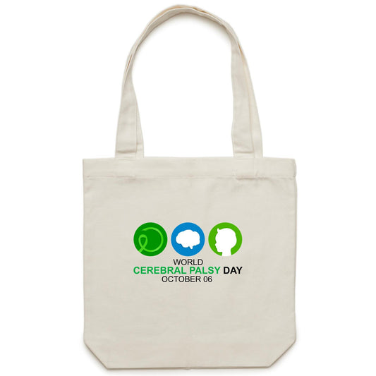 World Cerebral Palsy Day - Carrie Canvas Tote Bag - Lil Learners