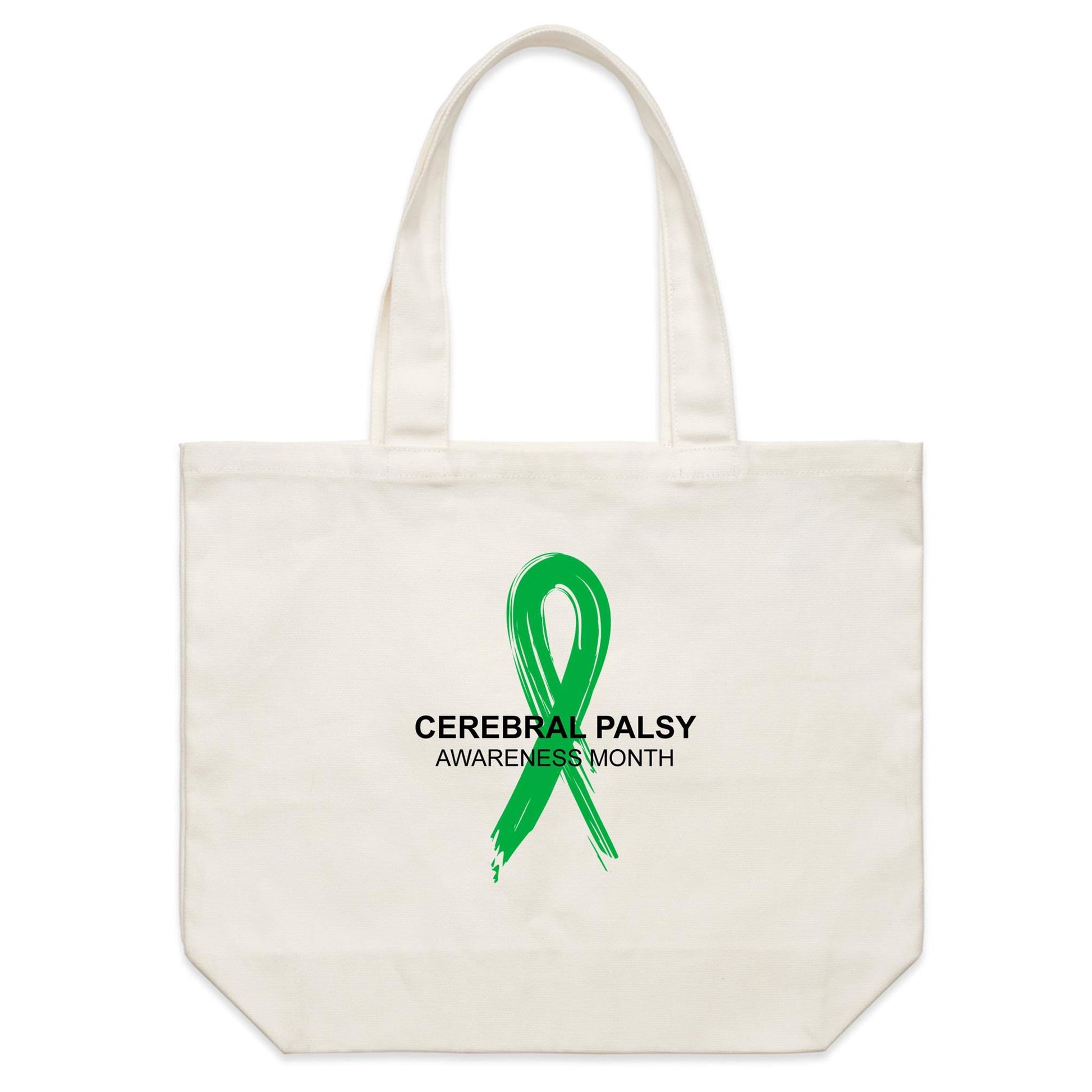 Cerebral Palsy Awareness Month - Shoulder Canvas Tote Bag - Lil Learners