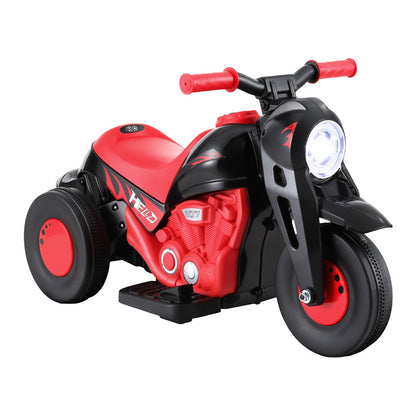 Kids Ride On Car Motorcycle Motorbike with Bubble Maker Electric Toy 6V Red