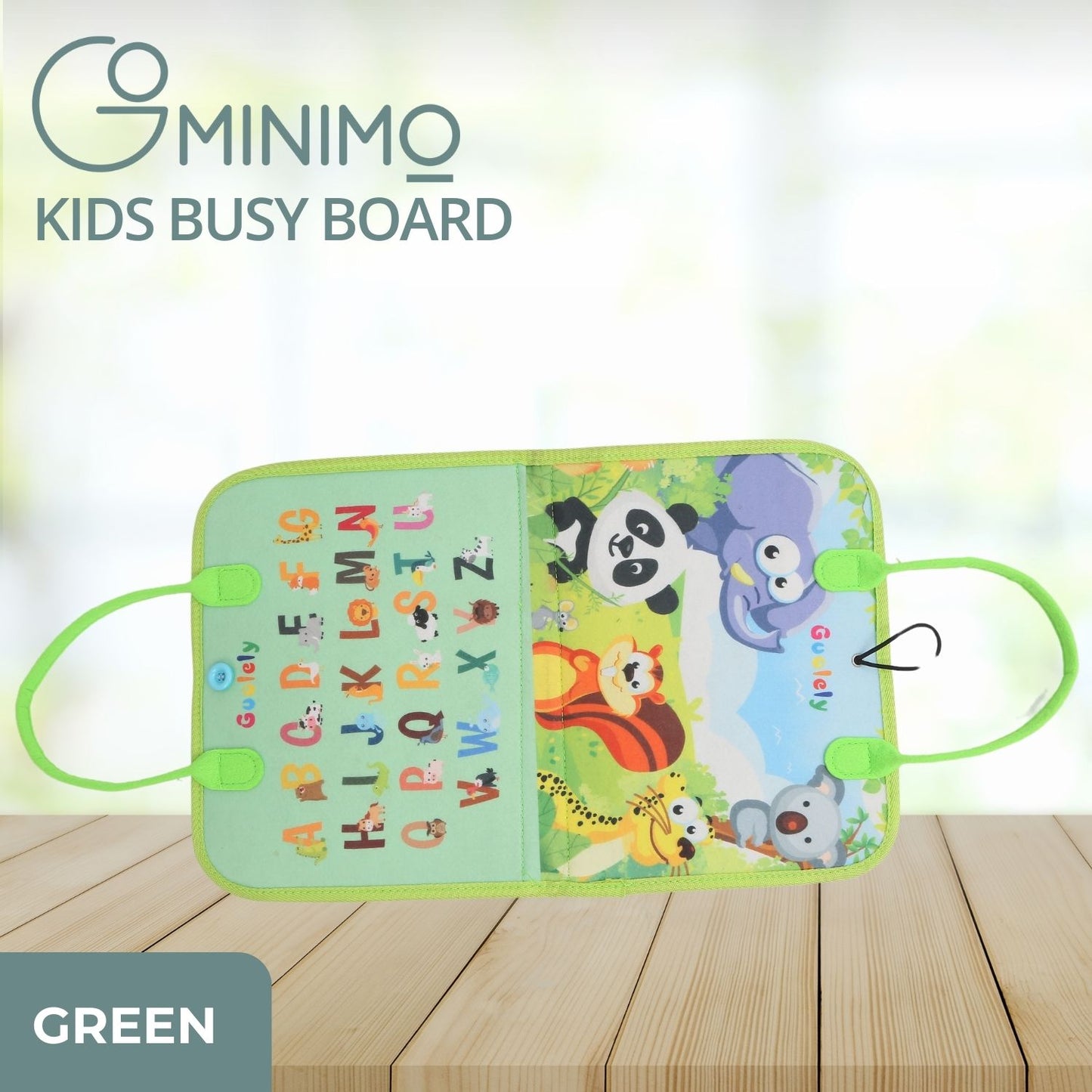 Kids Busy Board Learning Toys (Green)