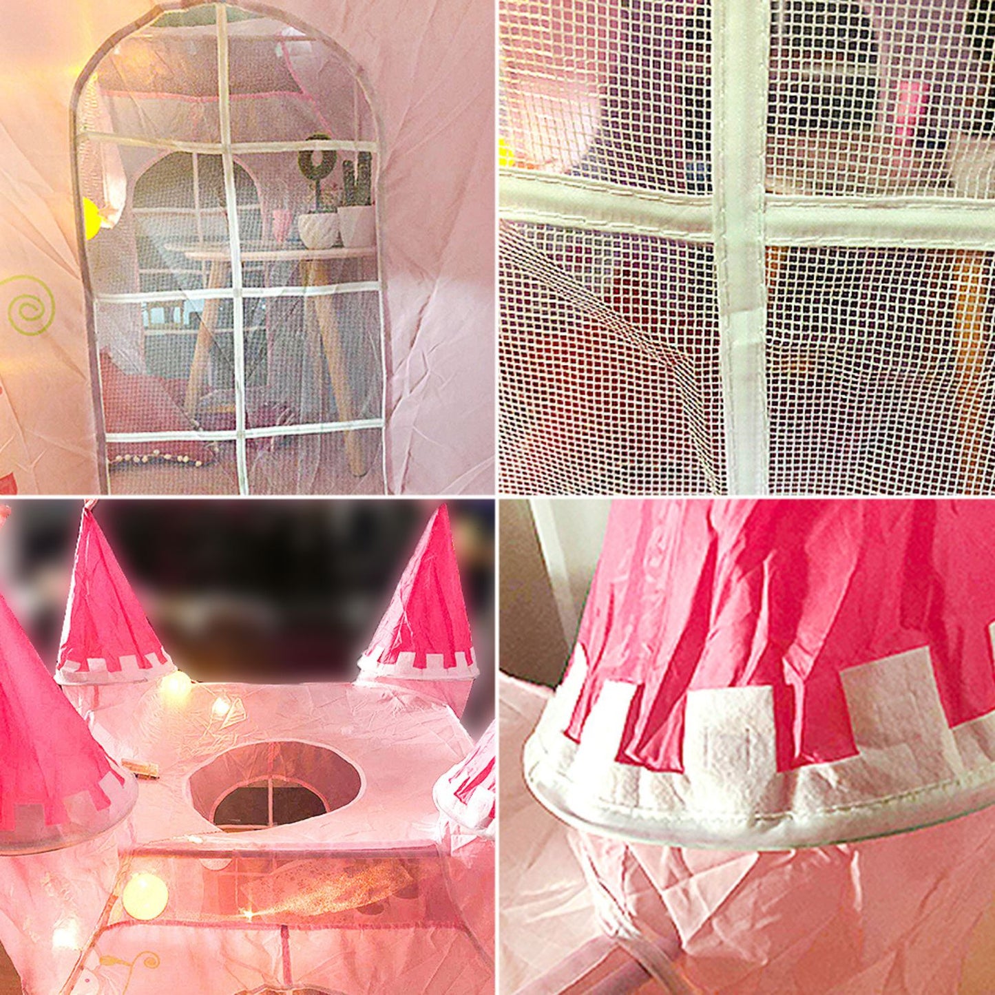 Kids Princess Castle Tent (Pink)