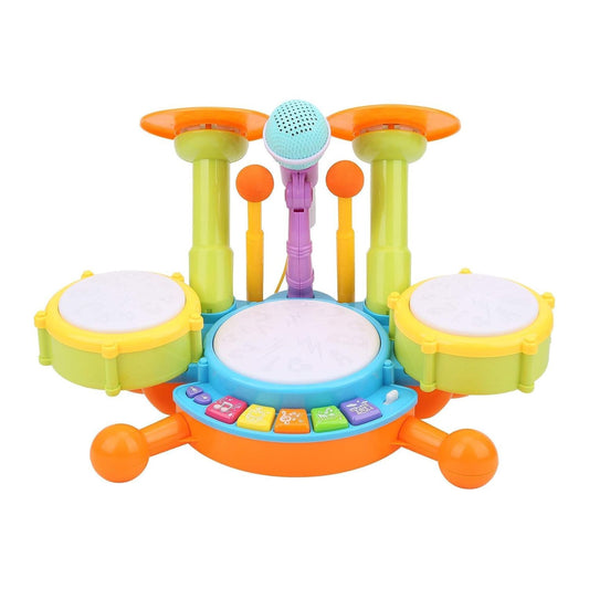 Kids Toy Musical Drum Set Basic Version (Green)