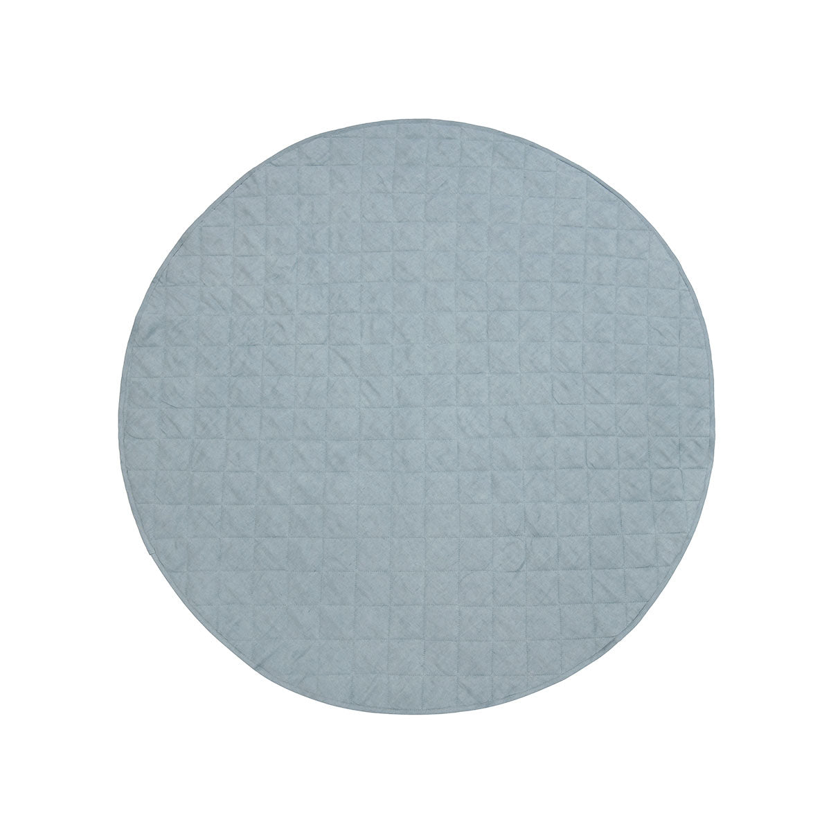 Round Linen Cotton Baby Play Mat Capri 130cm Diameter