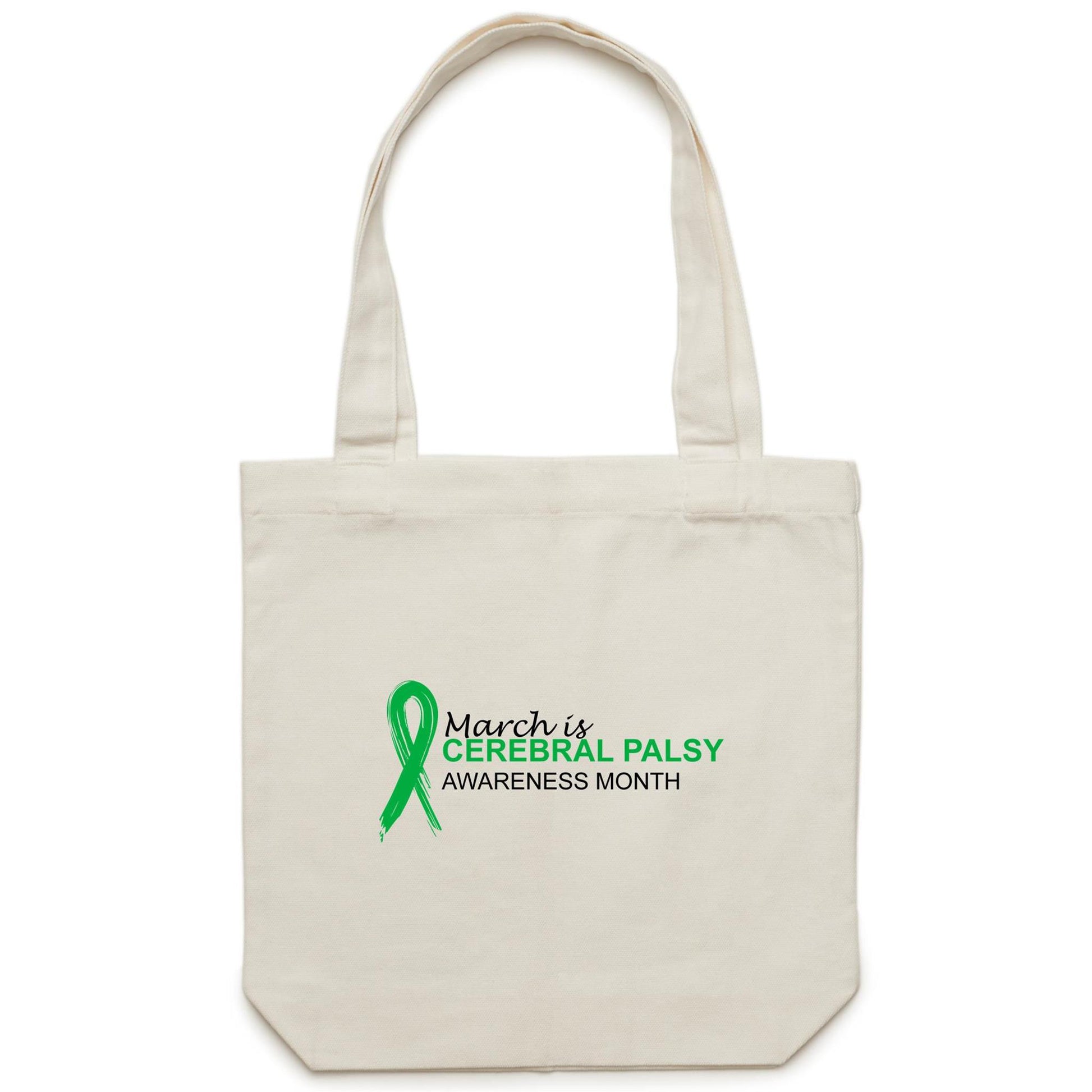 March is Cerebral Palsy Awareness Month - Carrie Canvas Tote Bag - Lil Learners