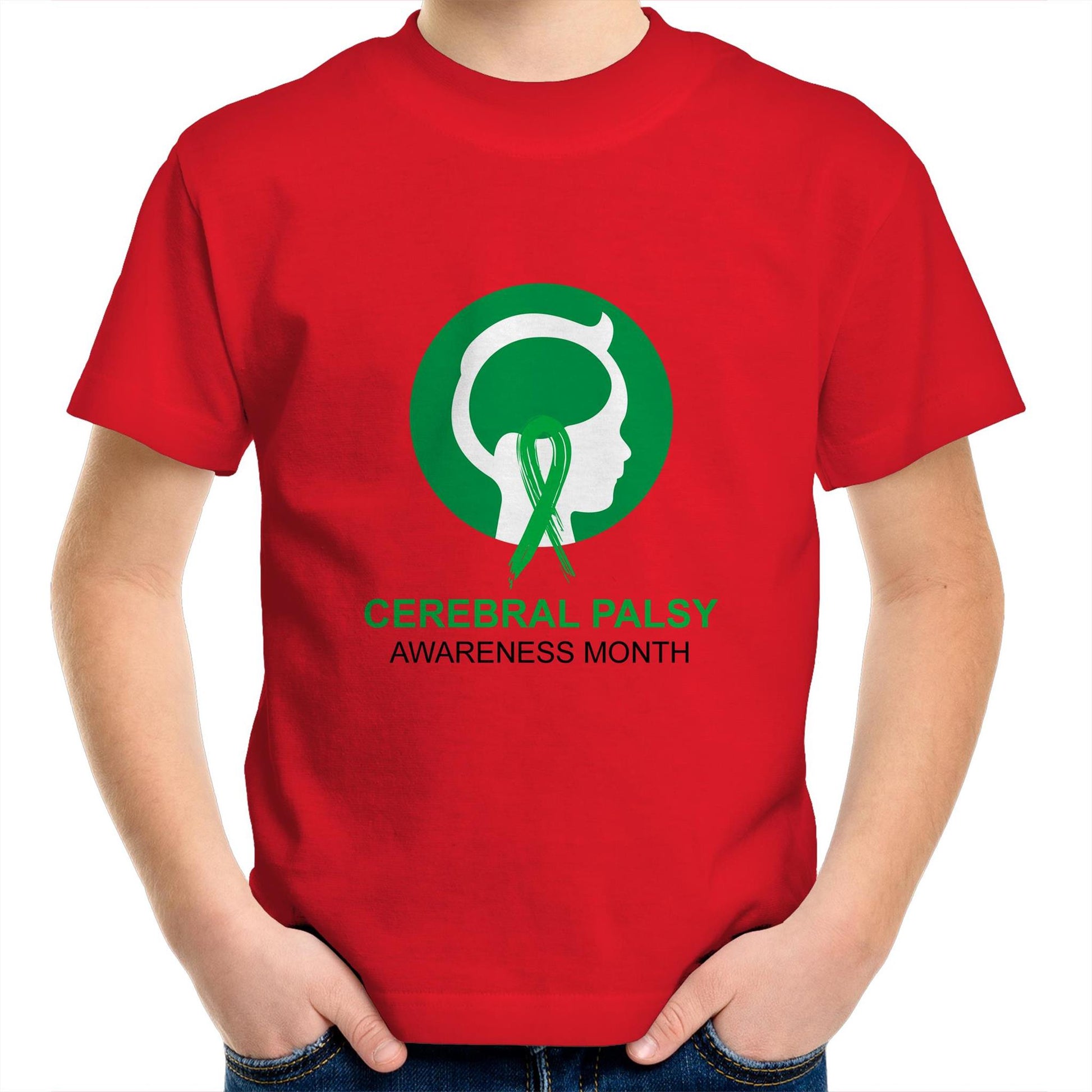 Cerebral Palsy Awareness Month (Head) - Kids T-Shirt - Lil Learners