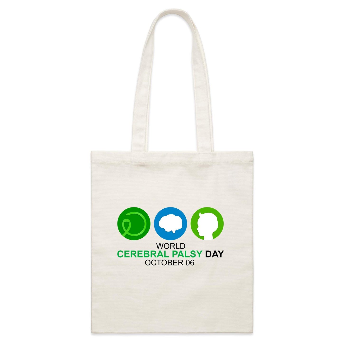 World Cerebral Palsy Day - Parcel Canvas Tote Bag - Lil Learners