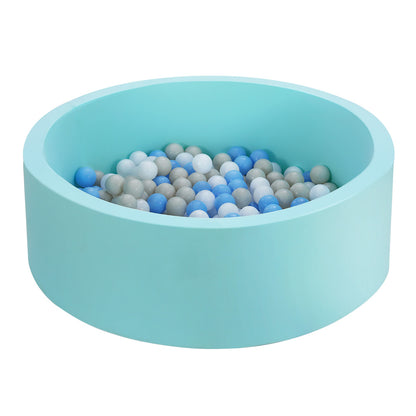 Kids Ball Pit 90x30cm Ocean Foam Play Pool Barrier Toys Children Blue - Lil Learners