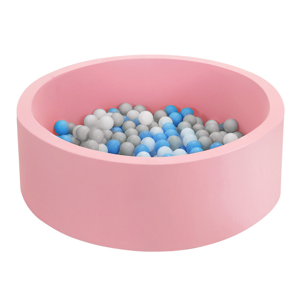 Kids Ball Pit 90x30cm Ocean Foam Play Pool Barrier Toys Children Pink - Lil Learners