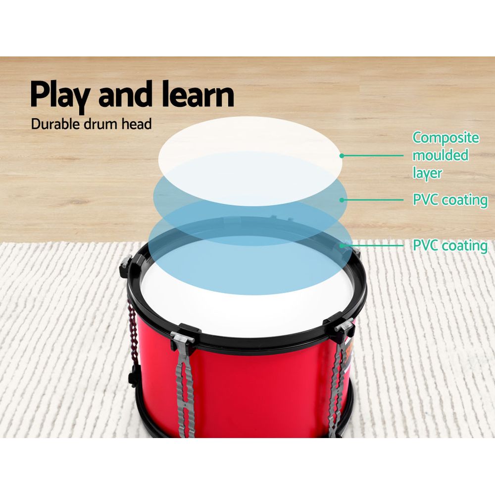 Kids 7 Drum Set Junior Drums Kit Musical Play Toys Childrens Mini Big Band - Lil Learners