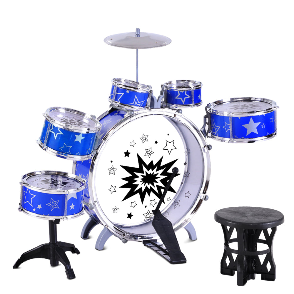 11 Piece Kids Drum Set - Lil Learners