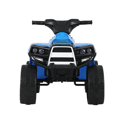 Kids Ride On ATV Quad Motorbike Car 4 Wheeler Electric Toys Battery Blue - Lil Learners