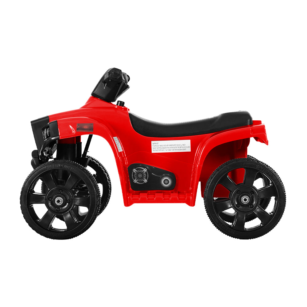 Kids Ride On ATV Quad Motorbike Car 4 Wheeler Electric Toys Battery Red - Lil Learners