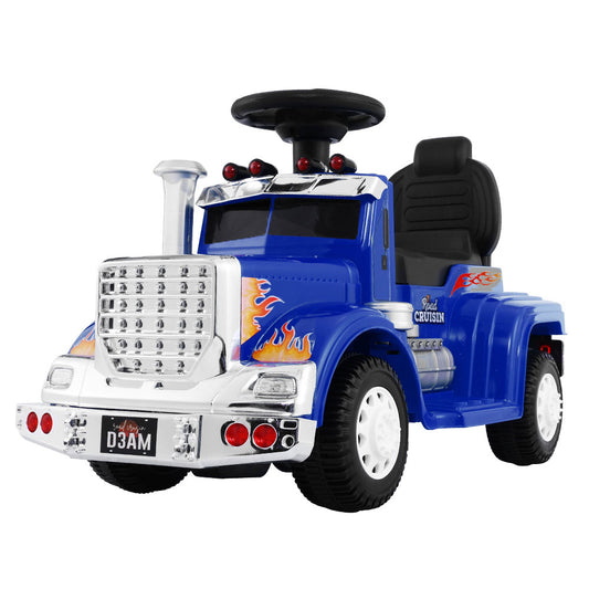 Kids Electric Ride On Car Truck Motorcycle Motorbike Toy Cars 6V Blue - Lil Learners