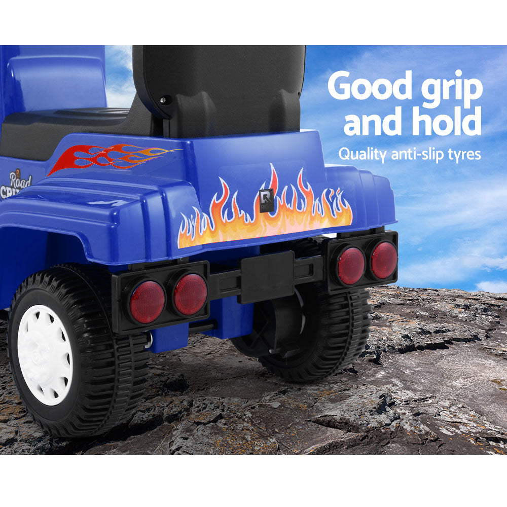 Kids Electric Ride On Car Truck Motorcycle Motorbike Toy Cars 6V Blue - Lil Learners