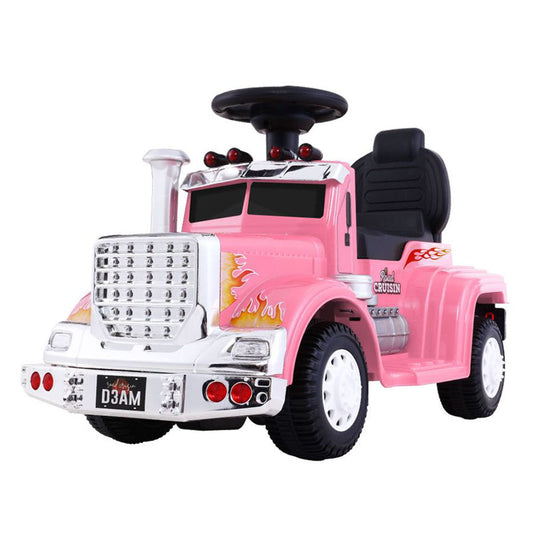 Kids Electric Ride On Car Truck Motorcycle Motorbike Toy Cars 6V Pink - Lil Learners