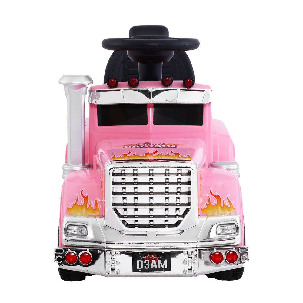 Kids Electric Ride On Car Truck Motorcycle Motorbike Toy Cars 6V Pink - Lil Learners