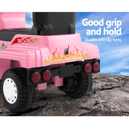 Kids Electric Ride On Car Truck Motorcycle Motorbike Toy Cars 6V Pink - Lil Learners