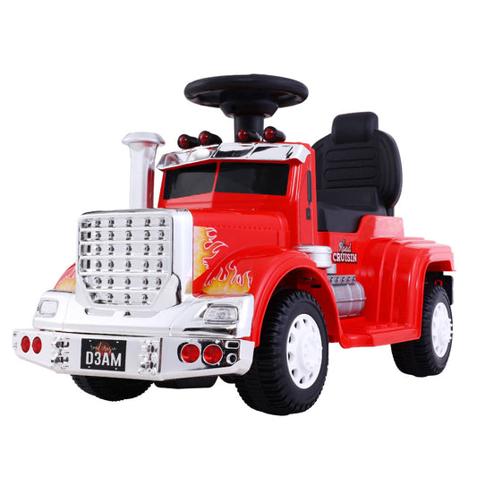 Kids Electric Ride On Car Truck Motorcycle Motorbike Toy Cars 6V Red - Lil Learners