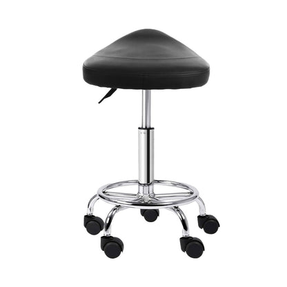 Therapy Stool Saddle Swivel Chair Black - Lil Learners