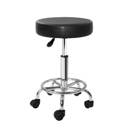 Therapy Stool Round Swivel Chair Black - Lil Learners