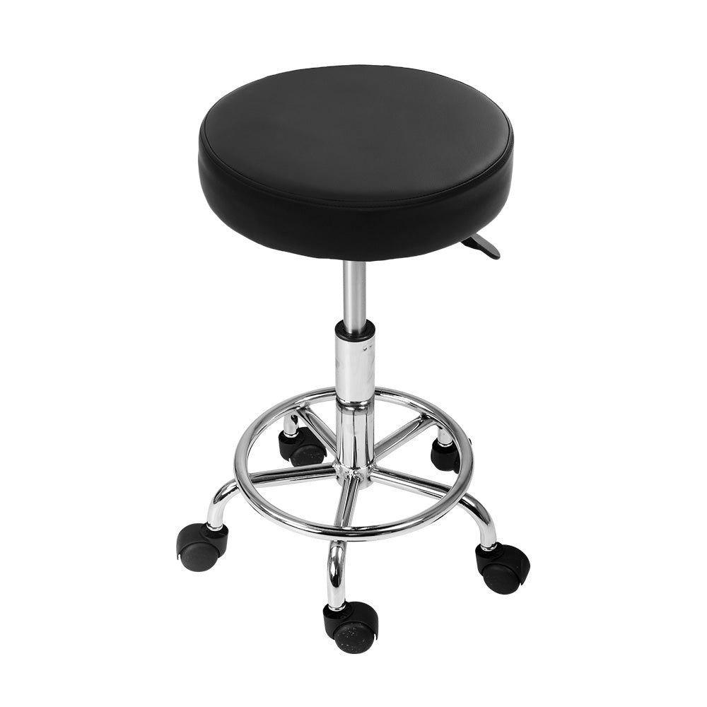 Therapy Stool Round Swivel Chair Black - Lil Learners