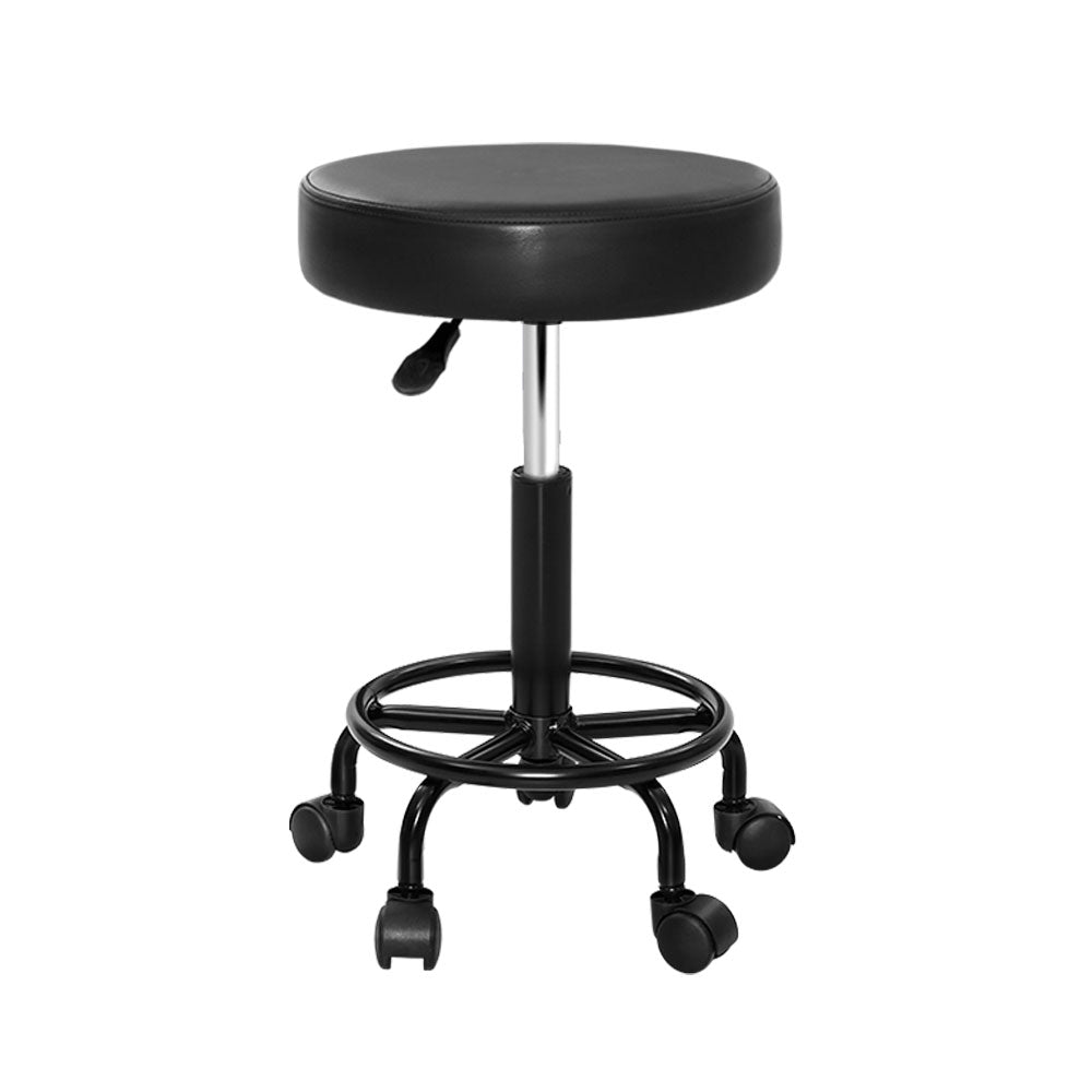 Therapy Stool Round Swivel Chair Black - Lil Learners