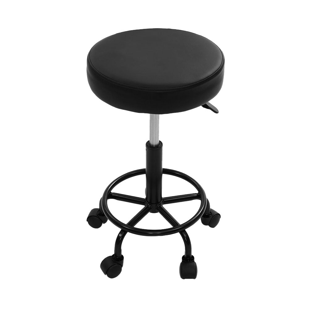 Therapy Stool Round Swivel Chair Black - Lil Learners