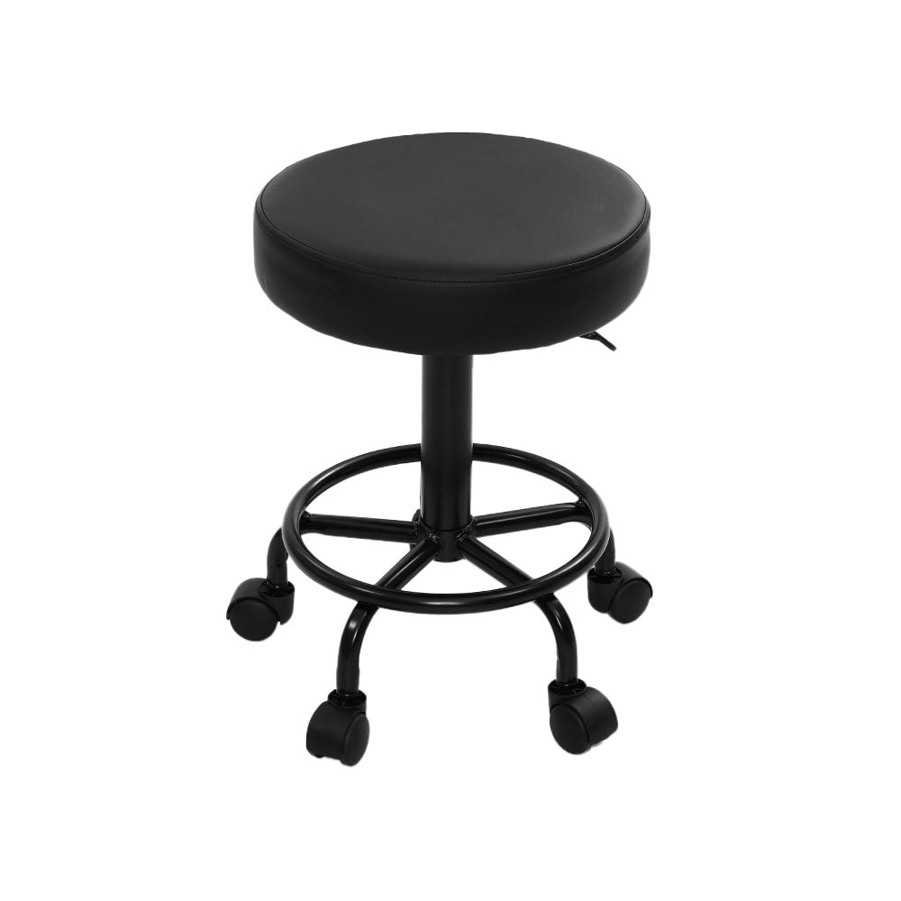 Therapy Stool Round Swivel Chair Black - Lil Learners