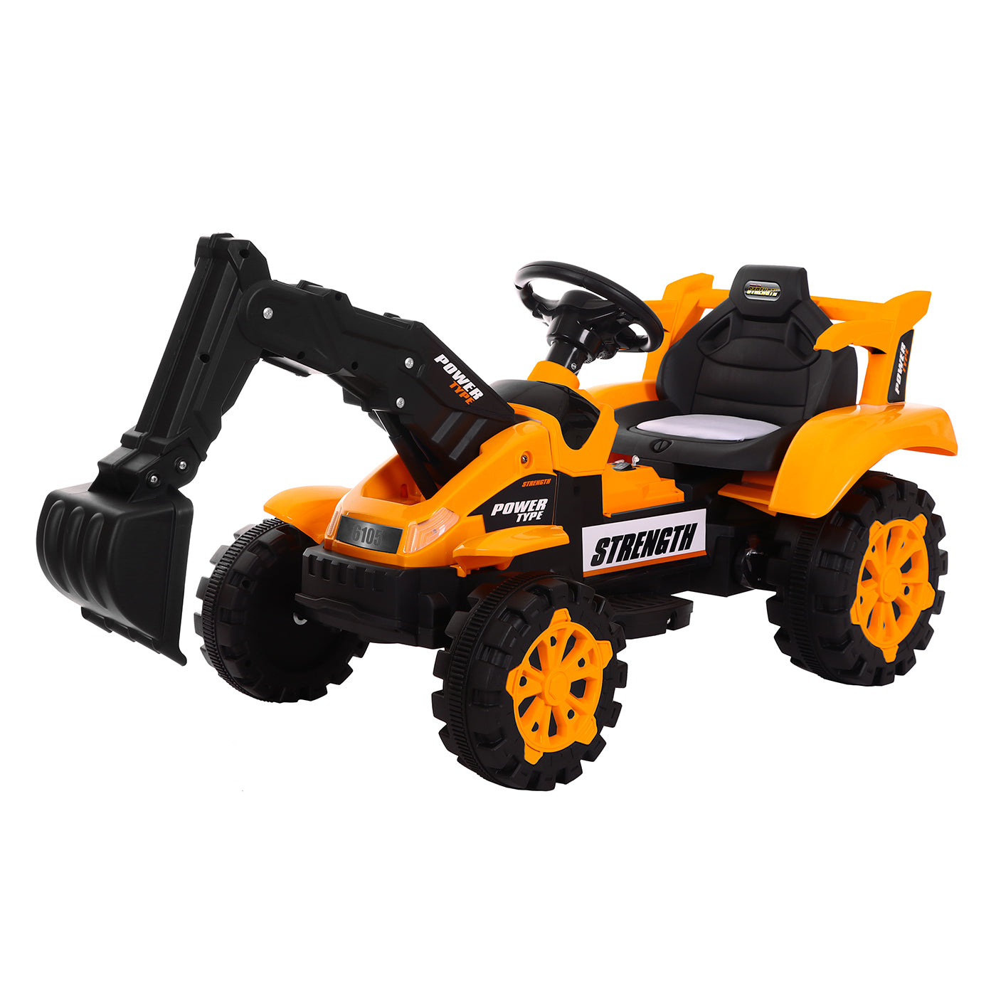 Children's Electronic Ride-on Excavator & Dump Truck, 30kg Capacity - Lil Learners