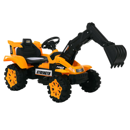 Children's Electronic Ride-on Excavator & Dump Truck, 30kg Capacity - Lil Learners