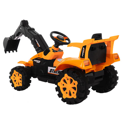 Children's Electronic Ride-on Excavator & Dump Truck, 30kg Capacity - Lil Learners