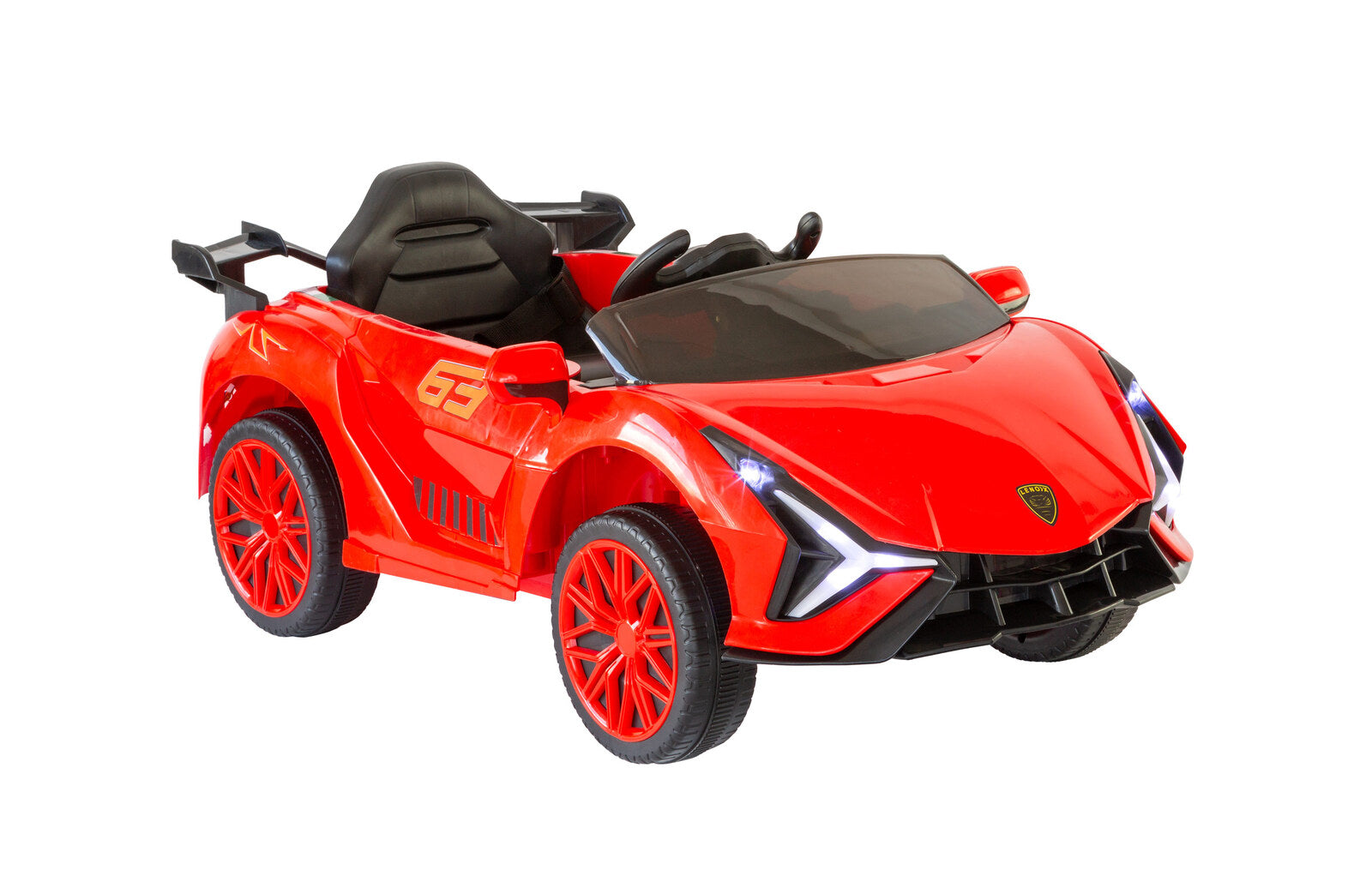 Ferrari Inspired 12V Ride-on Electric Car with Remote Control - Red - Lil Learners