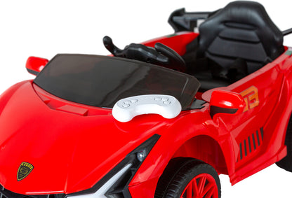 Ferrari Inspired 12V Ride-on Electric Car with Remote Control - Red - Lil Learners