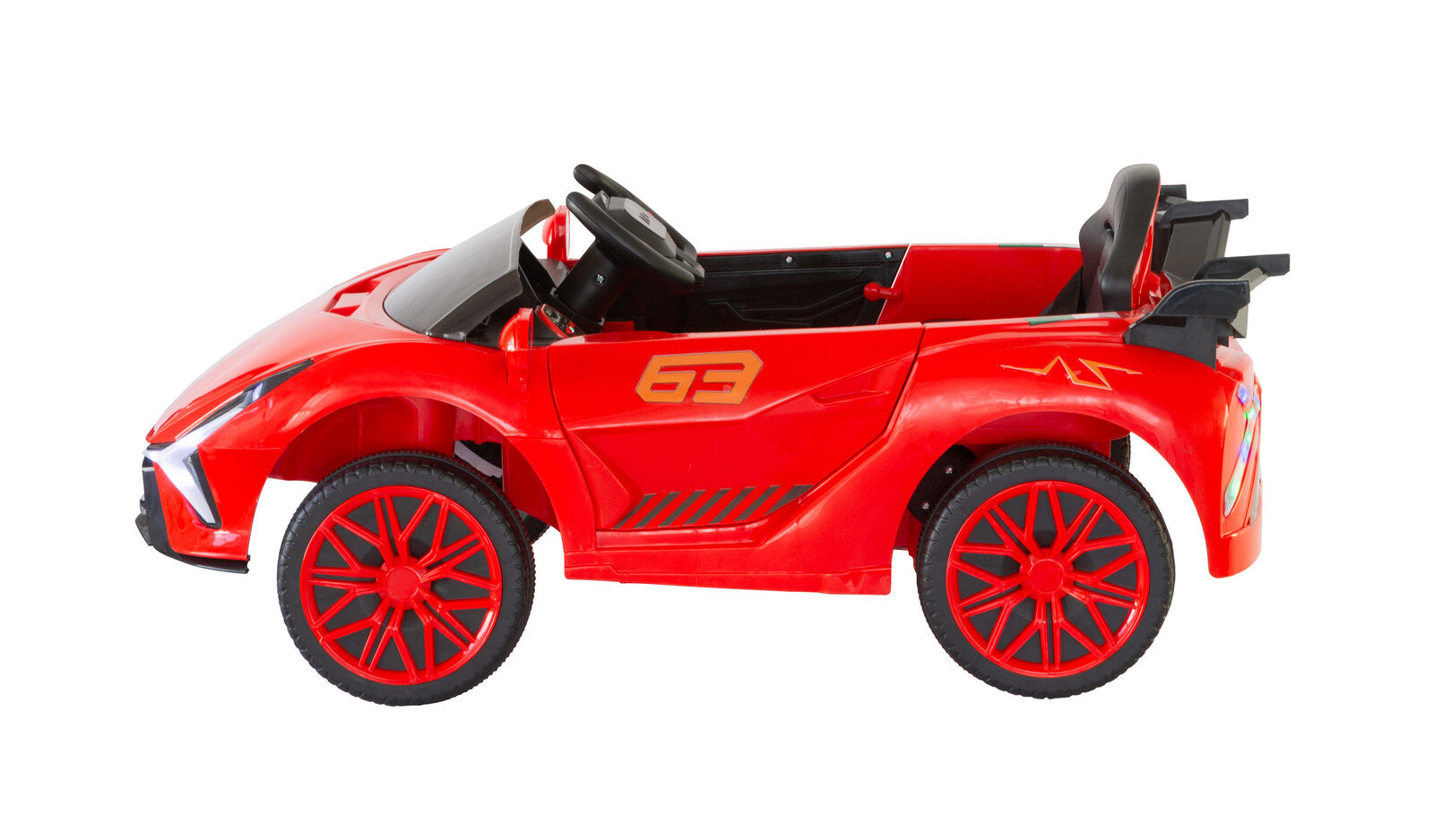 Ferrari Inspired 12V Ride-on Electric Car with Remote Control - Red - Lil Learners