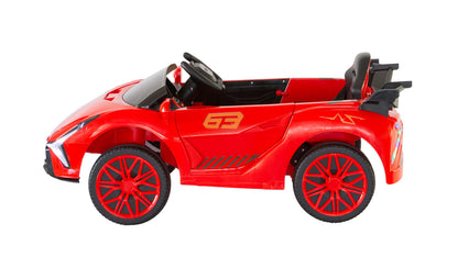 Ferrari Inspired 12V Ride-on Electric Car with Remote Control - Red - Lil Learners