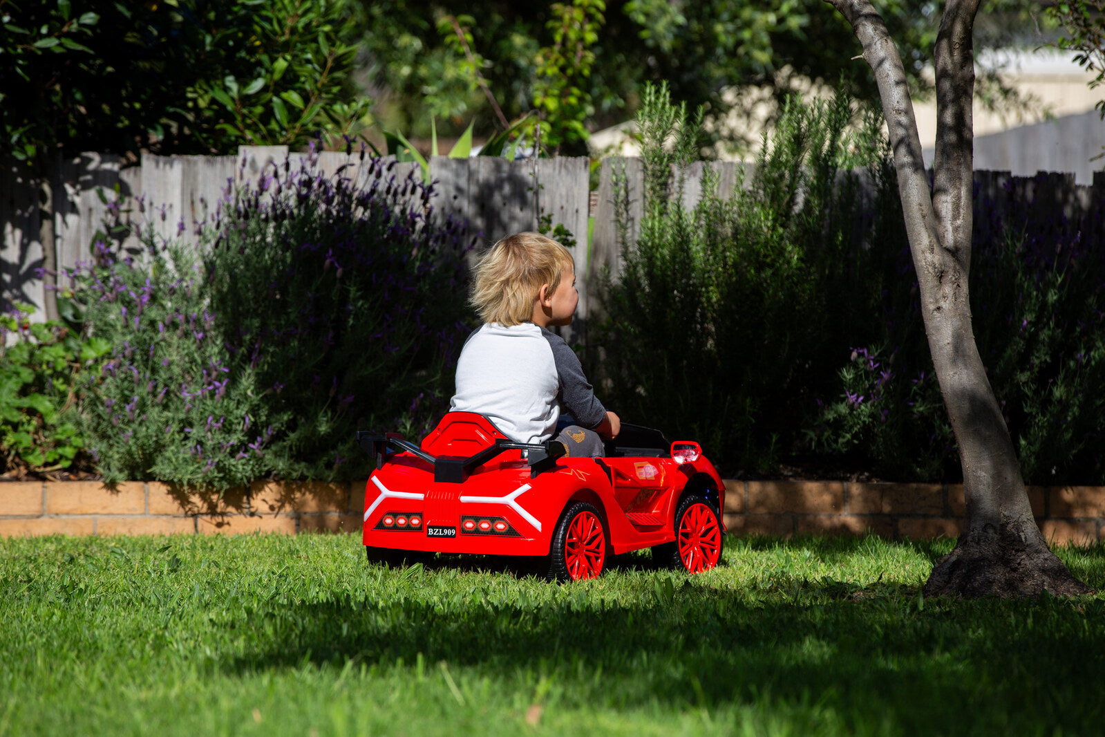 Ferrari Inspired 12V Ride-on Electric Car with Remote Control - Red - Lil Learners