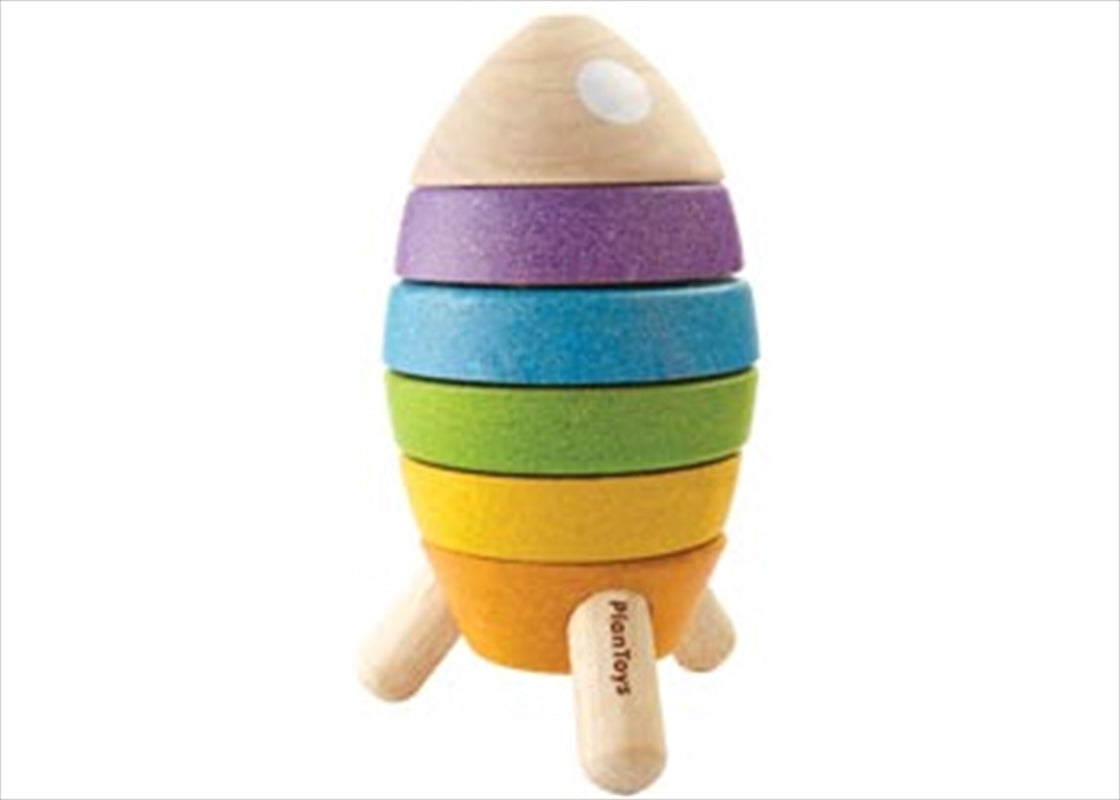 PlanToys - Stacking Rocket - Lil Learners