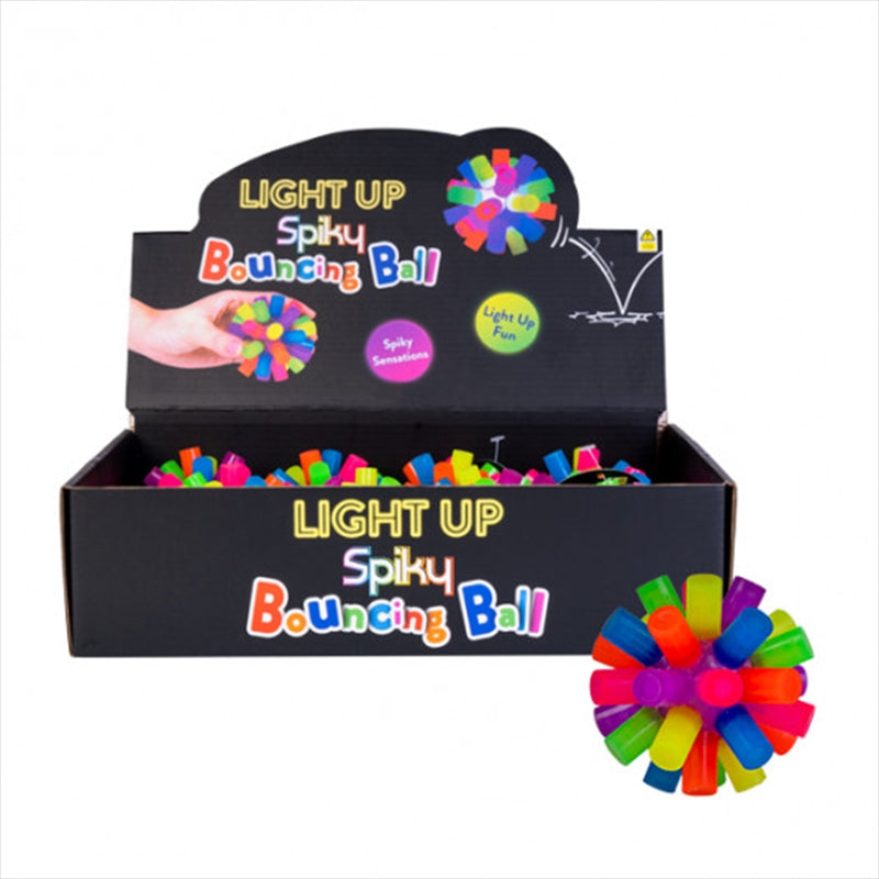 Light Up Spiky Bouncing Ball - Lil Learners