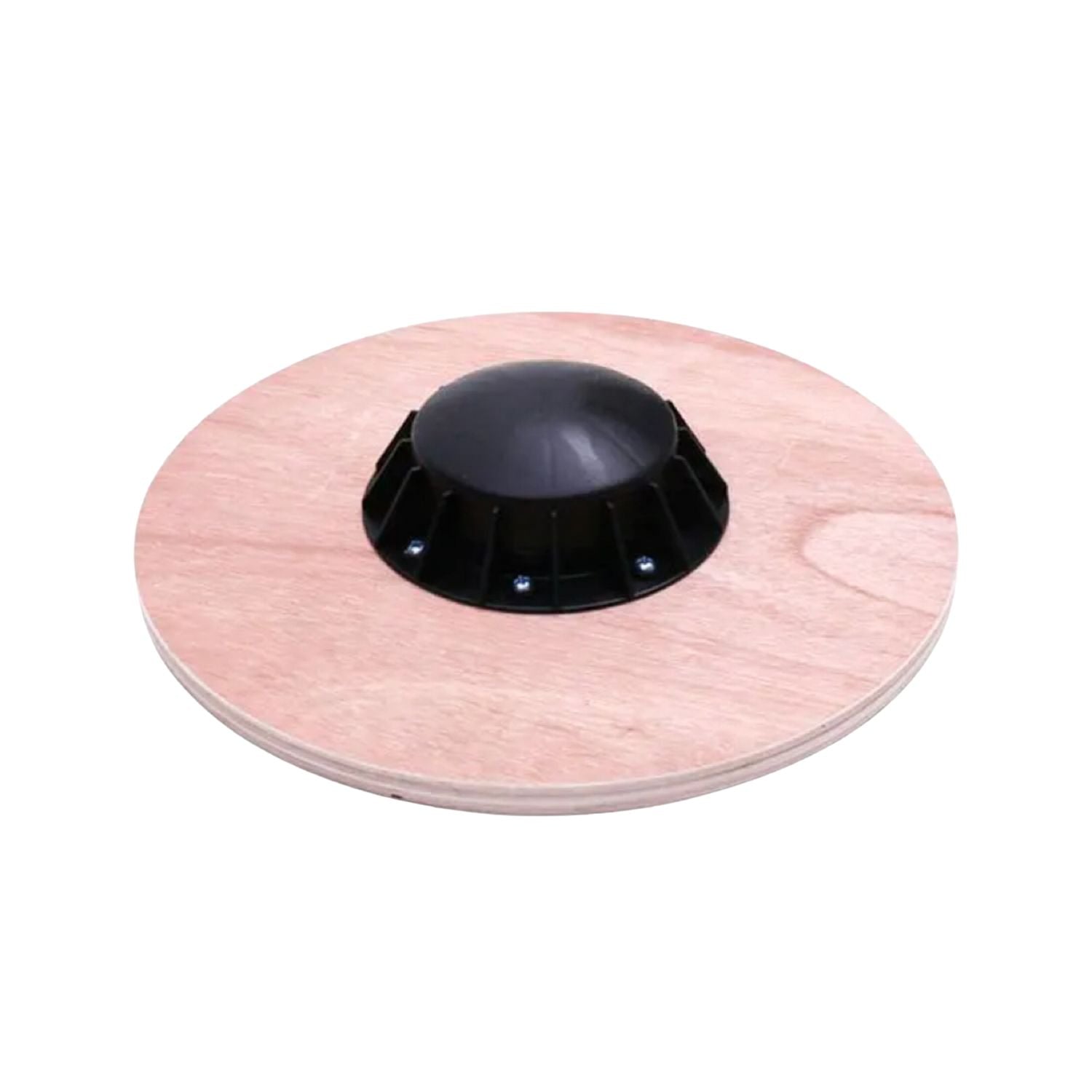 Wooden Wobble Board with Non-Slip Pads (Black with Wood) - Lil Learners