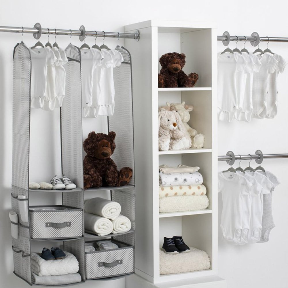 24 Piece Nursery Storage Set - Cool Grey Cool Grey - Lil Learners