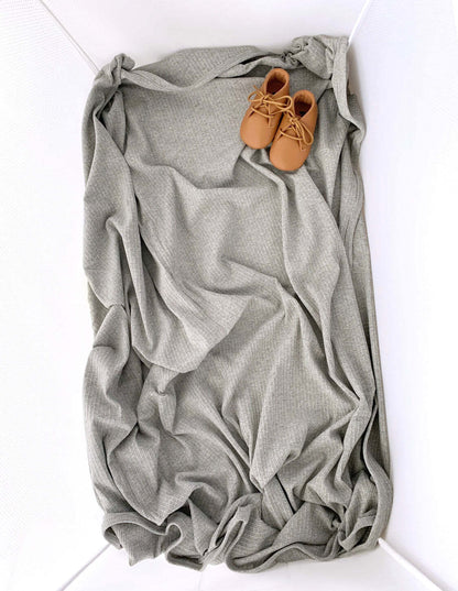 Ribbed Swaddle Jersey Wrap - Koala - Lil Learners